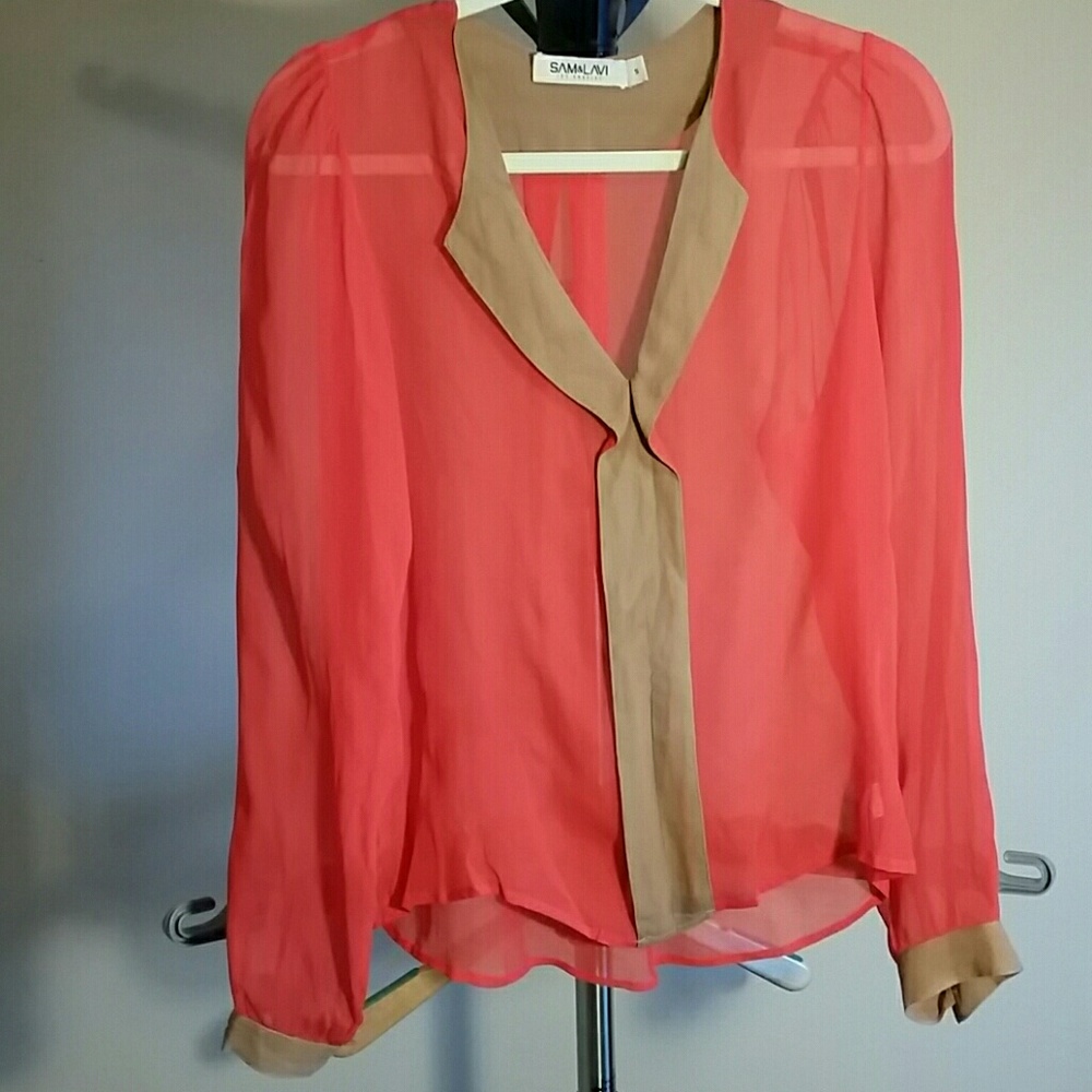 SAM & LAVI Anthropologie Long sleeve blouse